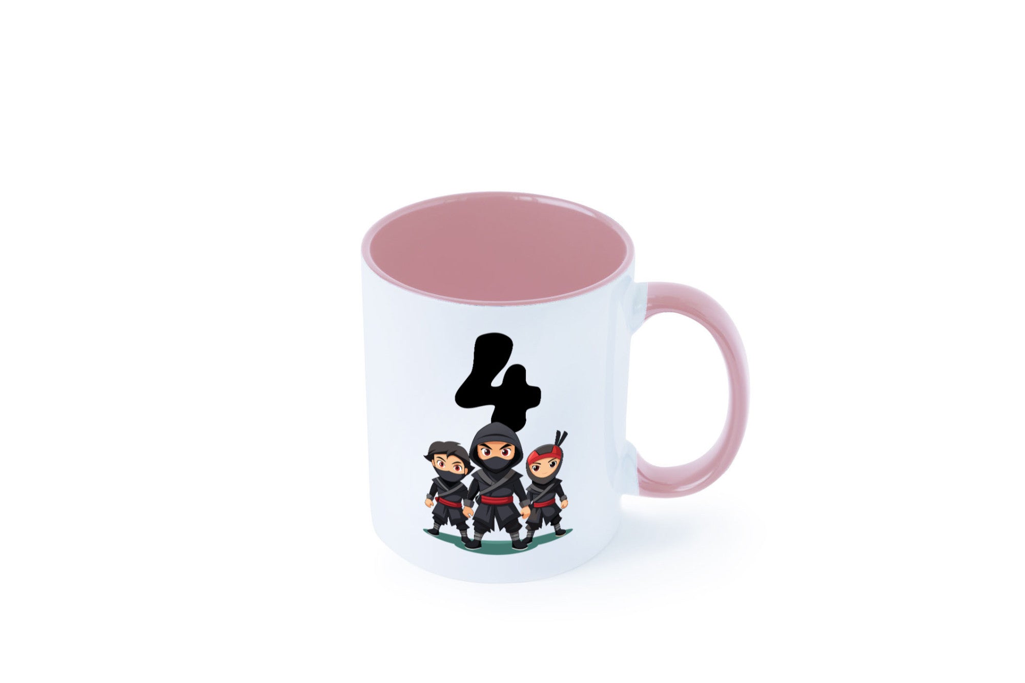 4. Geburtstag | 4 Jahre Ninja lustig Geschenkidee Geschenk Tasse
