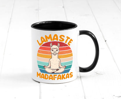Lamaste | Madafakas Lama Vintage Humor Geschenkidee Tasse