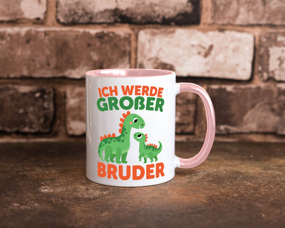 Ich werde Großer Bruder | Dino Brudersaurus lustig Humor Geschenkidee Geschenk