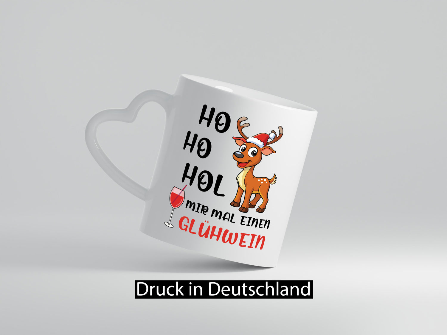 Ho mir einen Glüchwein | Weihnachten Rentier Humor Tierliebhaber Geschenkidee