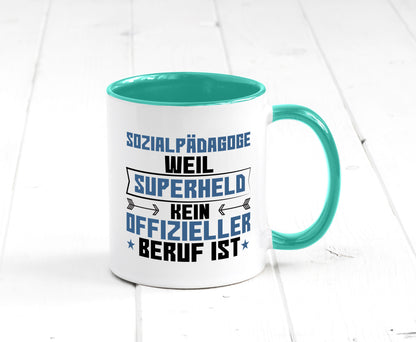 Superheld Sozialpädagoge | Pädagoge lustig Humor Geschenkidee Geschenk Tasse