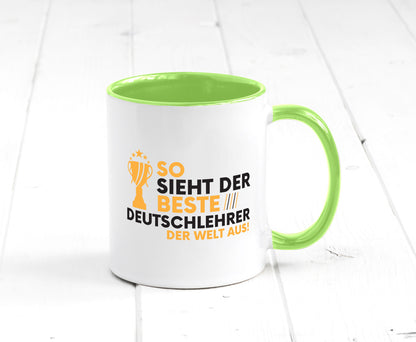 Der Weltbeste Deutschlehrer | Lehrer Schule lustiger Spruch Geschenk Humor