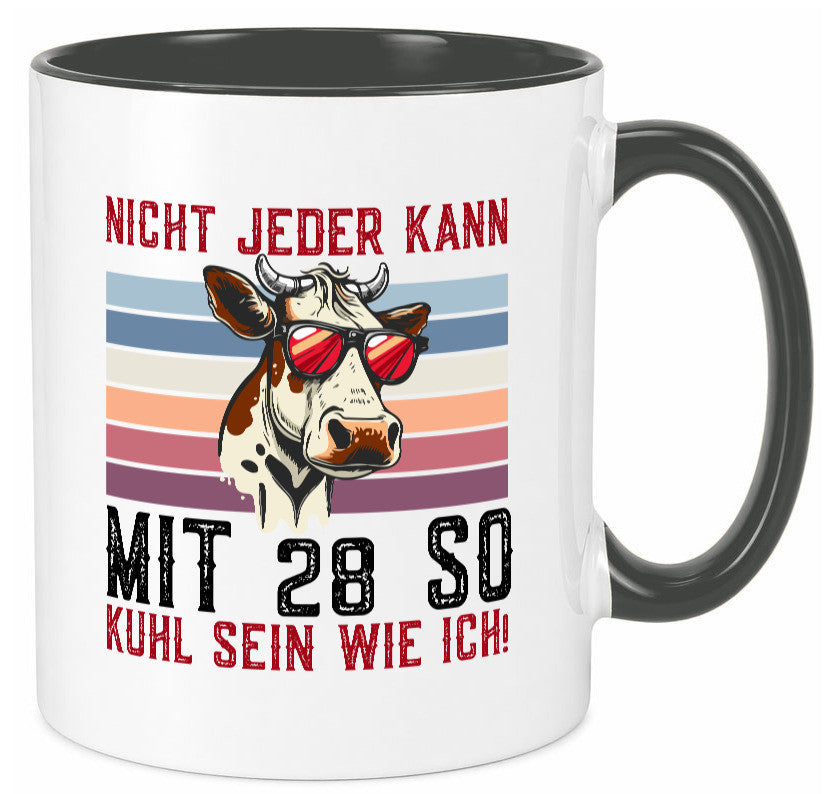 Mit 28 so gut aussehen | 28. Geburtstag Landwirt Bauer Geschenk Geschenkidee Tasse