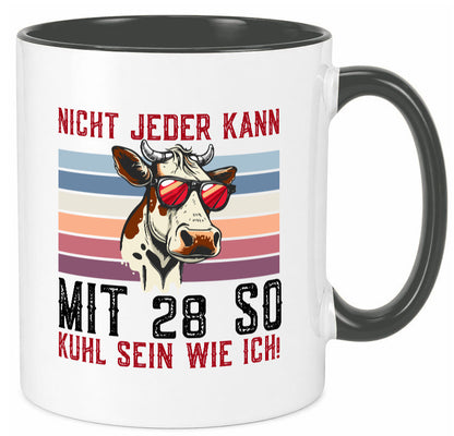 Mit 28 so gut aussehen | 28. Geburtstag Landwirt Bauer Geschenk Geschenkidee Tasse