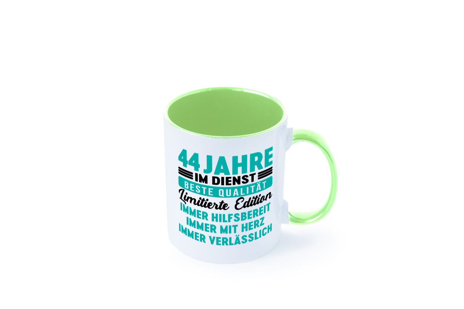 44 Jahre im Dienst | Jubiläum Arbeit v5 lustig Kollegen Büro Geschenk Tasse