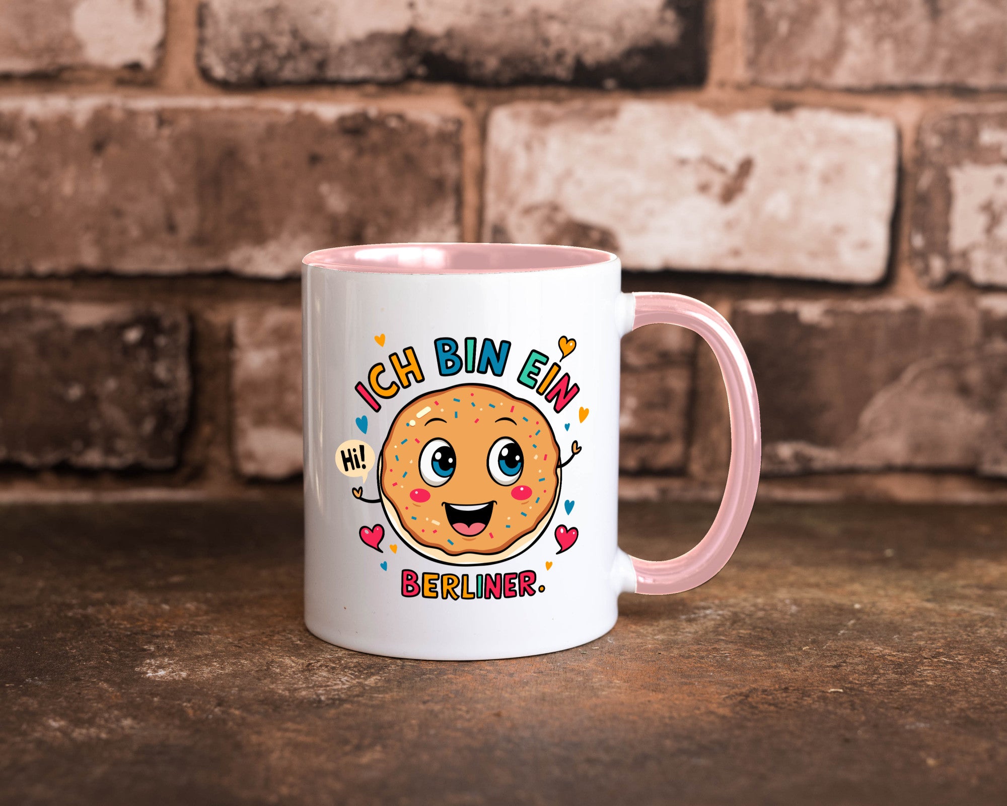 Ich bin ein Berliner | Krapfen Pfannkuchen Humor Geschenkidee Tasse