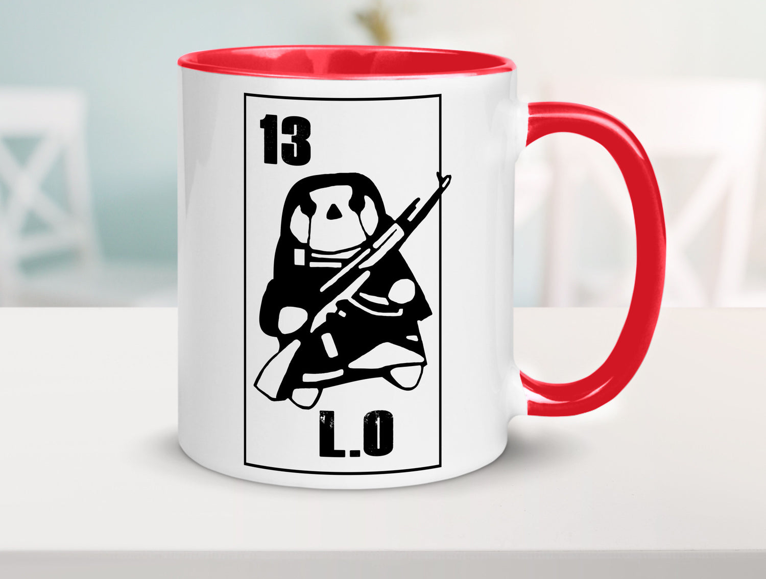 13 L.O lustiger Spruch Geschenk Humor Geschenkidee Tasse