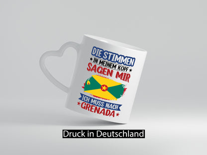 Grenada | Urlaub Stimmen in meinem Kopf Traumland Geschenk Humor Geschenkidee