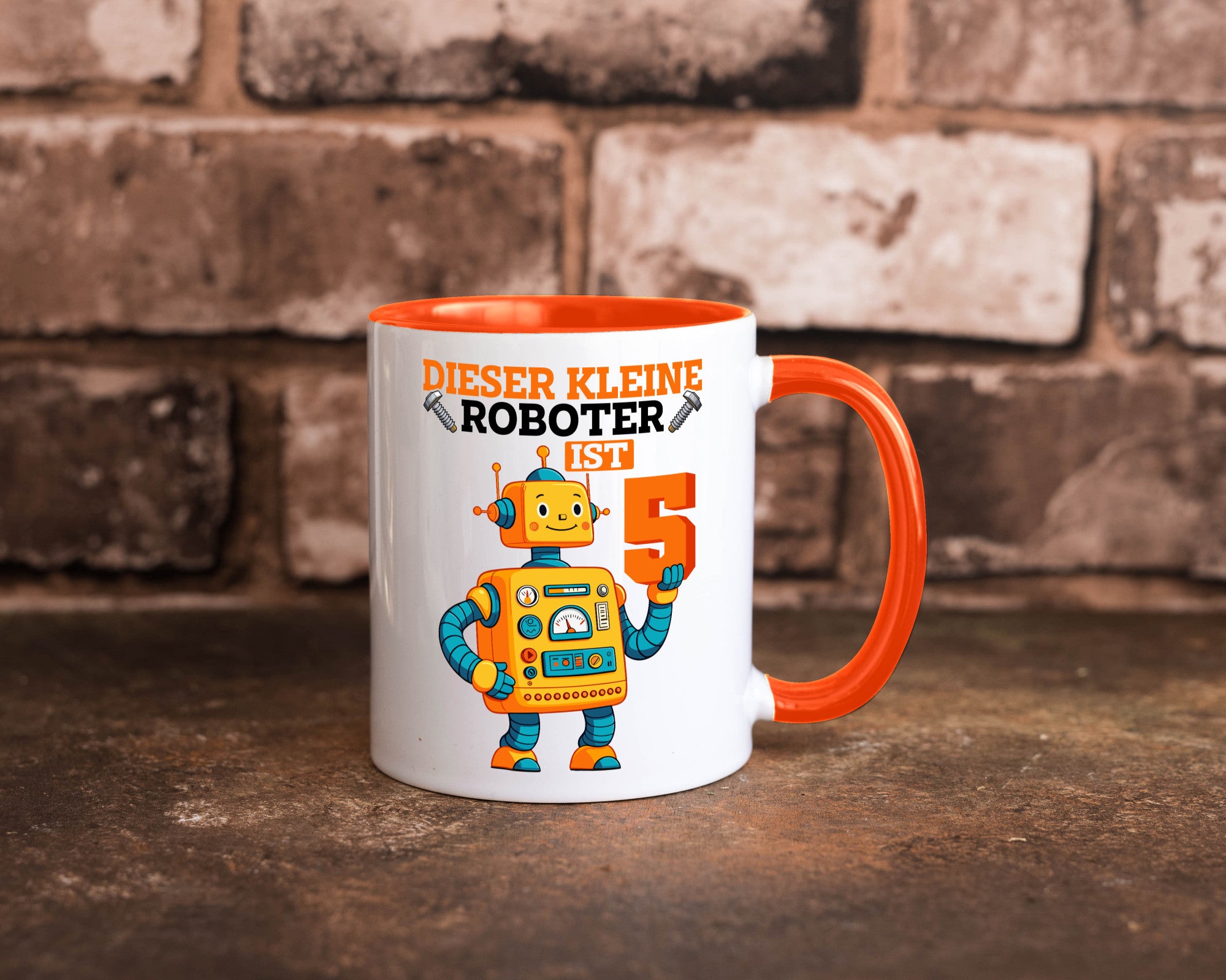 5. Geburtstag | 5 Jahre Roboter Junge lustiger Spruch Geschenk Geschenkidee