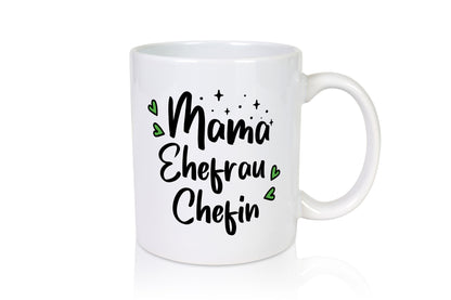 Mama Ehefrau Chefin | ist der Boss Muttertag lustiger Spruch Geschenk Familie