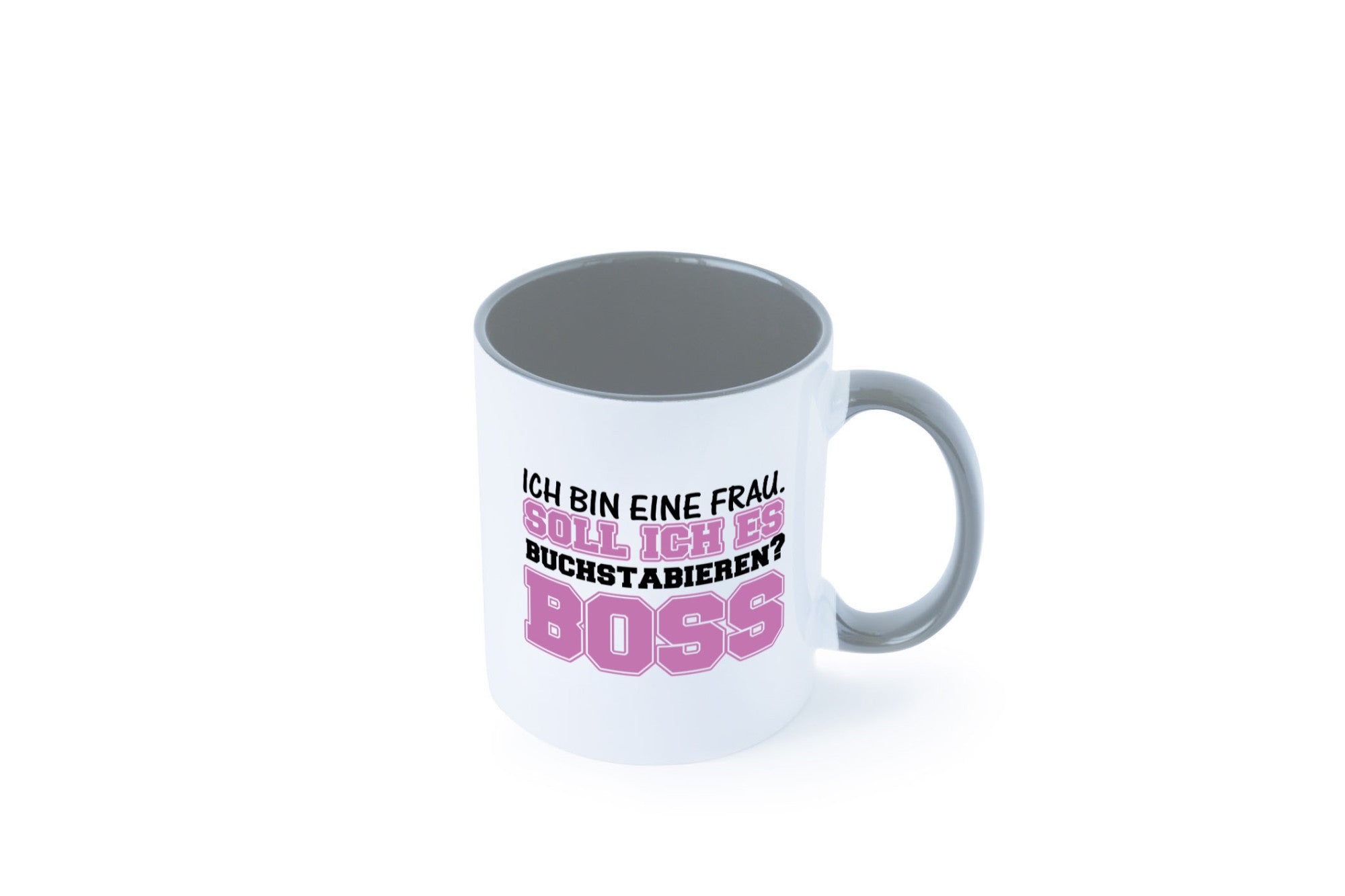 Ich bin der Boss Geschenk Humor Geschenkidee lustiger Spruch Tasse
