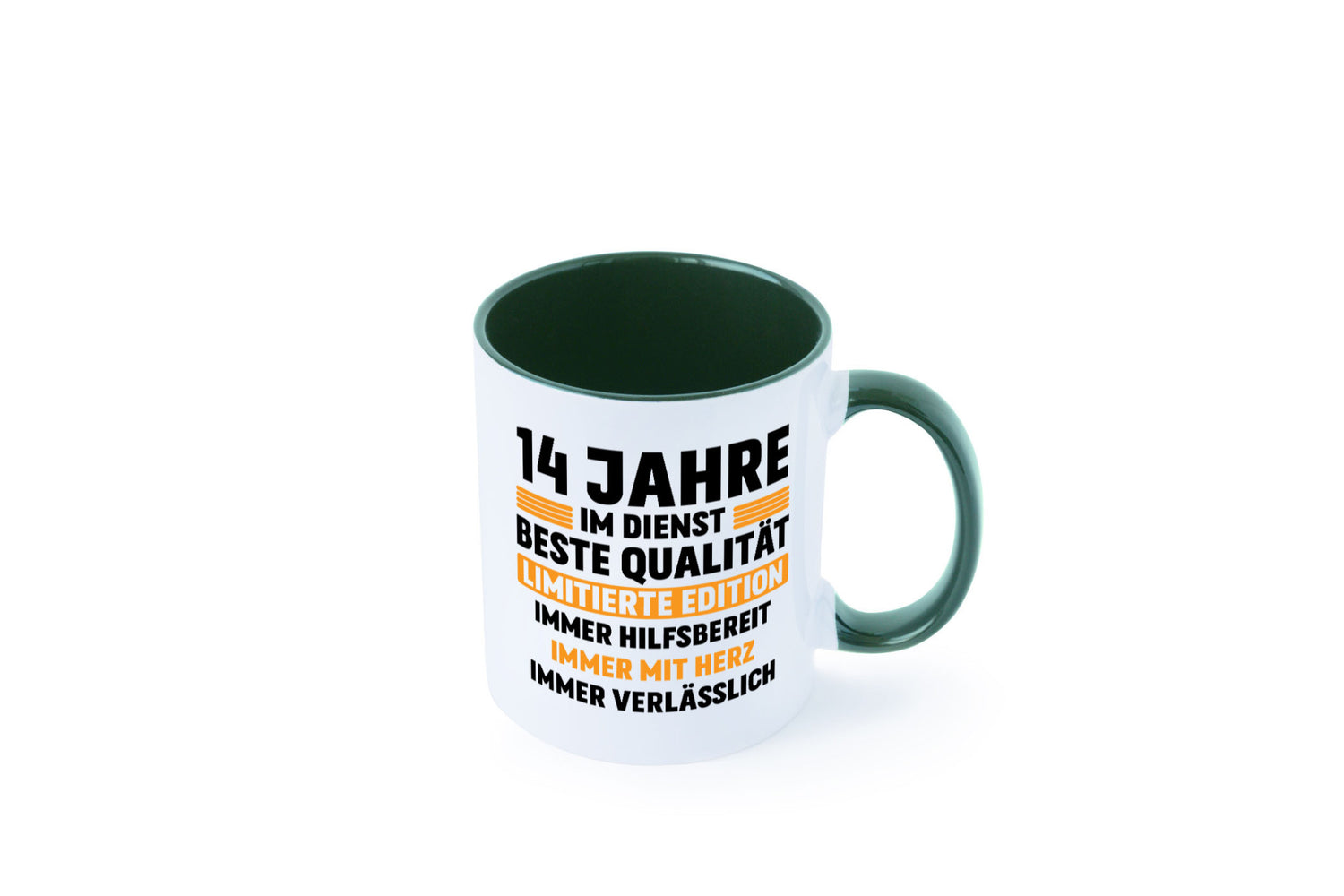 14 Jahre im Dienst | Jubiläum Arbeit v2 Geschenk Kollegen Büro lustiger Spruch