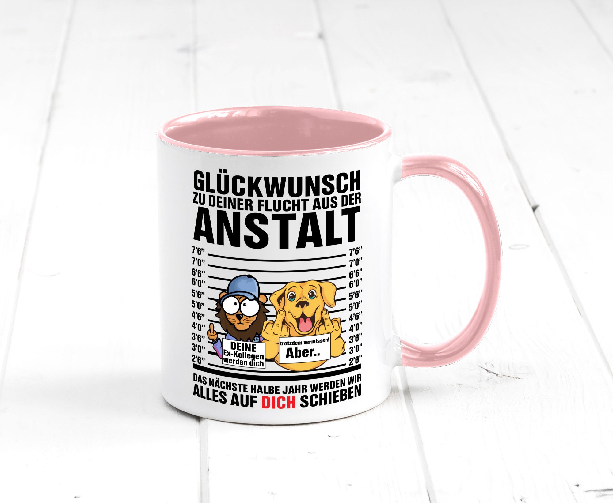 Glückwunsch zu deiner Flucht | Abschiedgeschenk v3 Geschenk Humor Geschenkidee