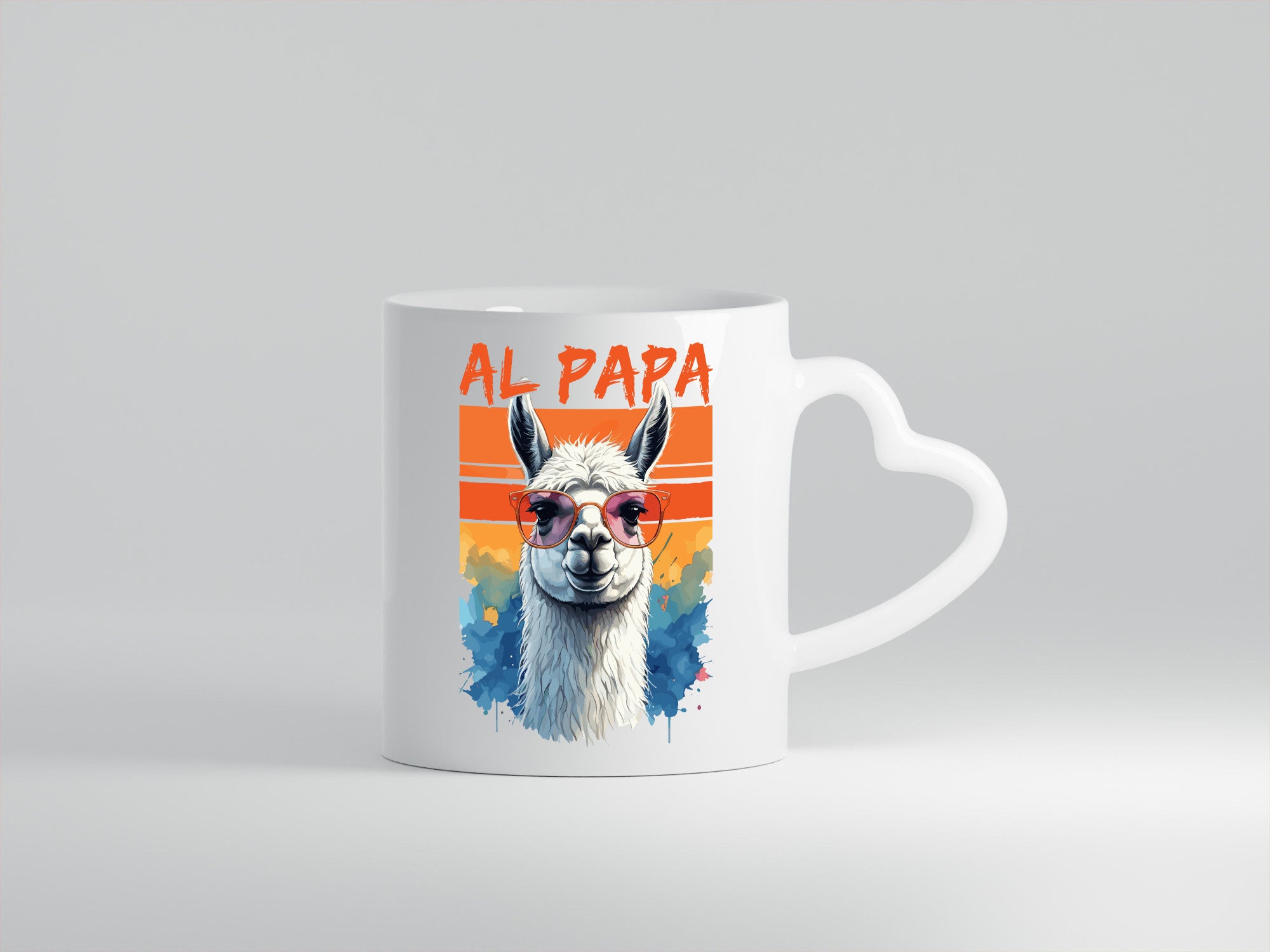 Alpapa | Lama Vatertag Vater lustig Familie Geschenkidee Geschenk Tasse