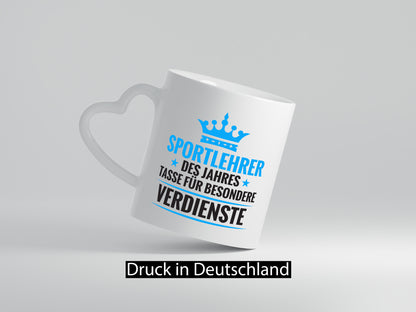 Besonderer Verdienst: Sportlehrer | Lehrer Sport lustiger Spruch Geschenk Humor