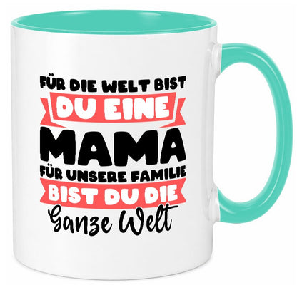Beste mama der Welt vl5 lustig Familie Geschenkidee Geschenk Tasse