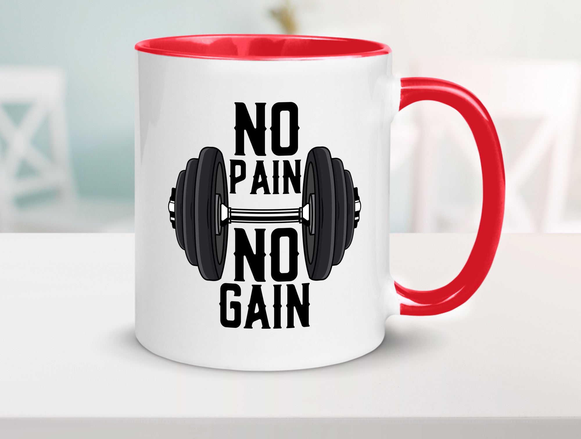 No Pain Gain | Training Motivation Fitness Pumpen lustig Humor Geschenkidee