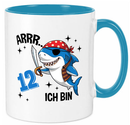 12. Geburtstag | 12 Jahre Arr Pirat Hai Piraten Geschenk Geschenkidee lustiger