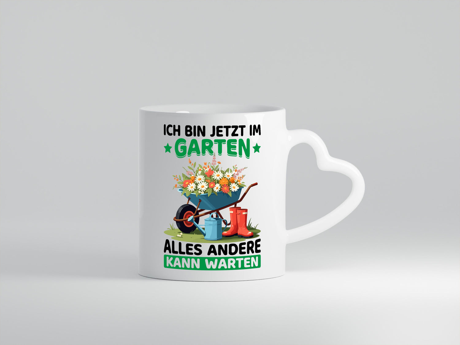 Im Garten alles andere kann warten | Gärtner Gartenarbeit Geschenk Arbeit