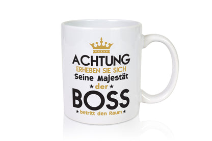 Seine Majestät Boss | Führungskraft Vorgesetzter Geschenkidee Humor Tasse