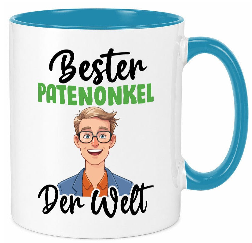 Bester Patenonkel | Onkel lustiger Spruch Geschenk Humor Geschenkidee Tasse