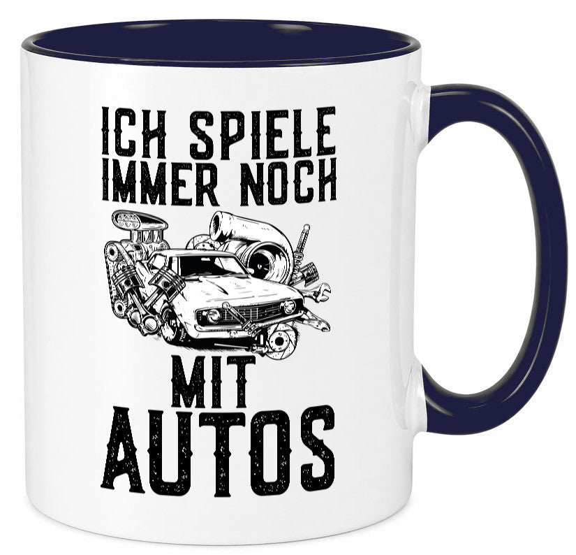 Spiele noch mit Autos | Werkstatt Werkzeug Mechaniker lustiger Spruch Geschenk