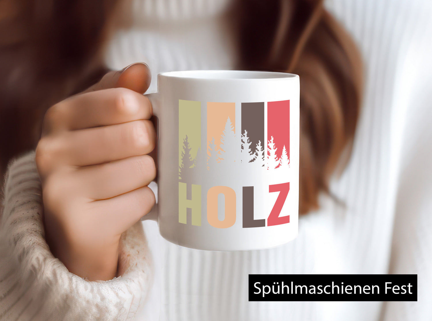 Holz | Bäume Wald Förster Naturliebe Holzfäller Humor Geschenkidee Tasse