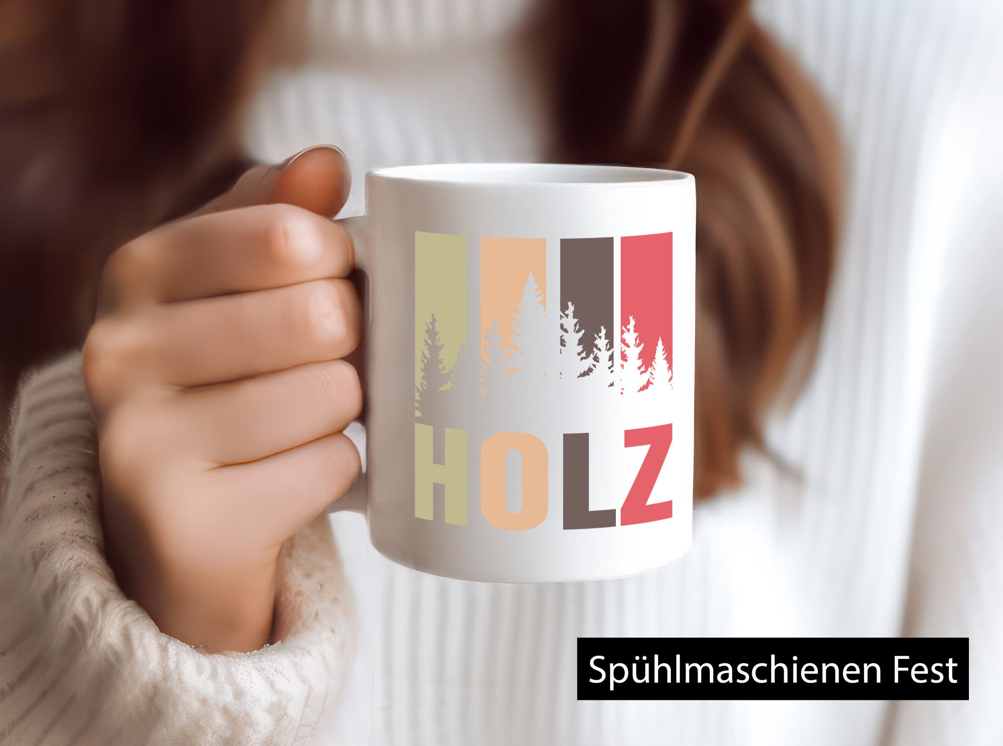 Holz | Bäume Wald Förster Naturliebe Holzfäller Humor Geschenkidee Tasse