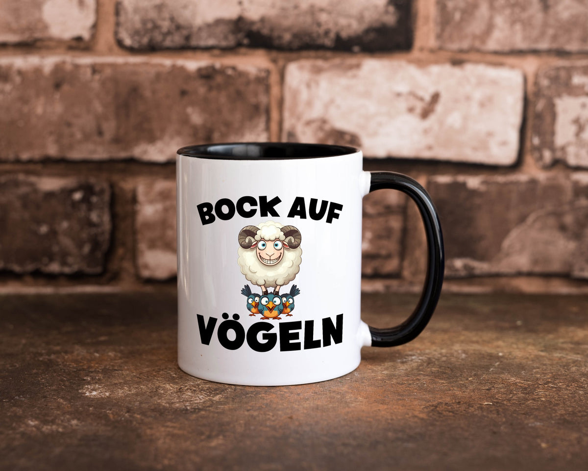 Bock auf Vögeln | Vögel Lustig v2 Humor Geschenkidee Geschenk Tasse