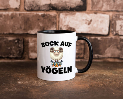 Bock auf Vögeln | Vögel Lustig v2 Humor Geschenkidee Geschenk Tasse