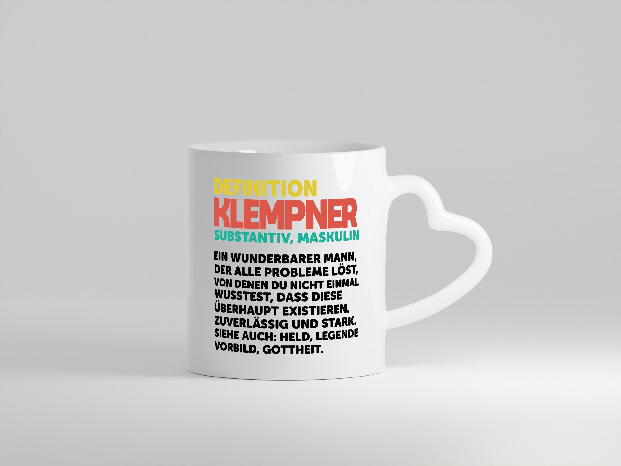 Definition Klempner | Arbeit Held Geschenkidee Kollegen Büro Humor Tasse