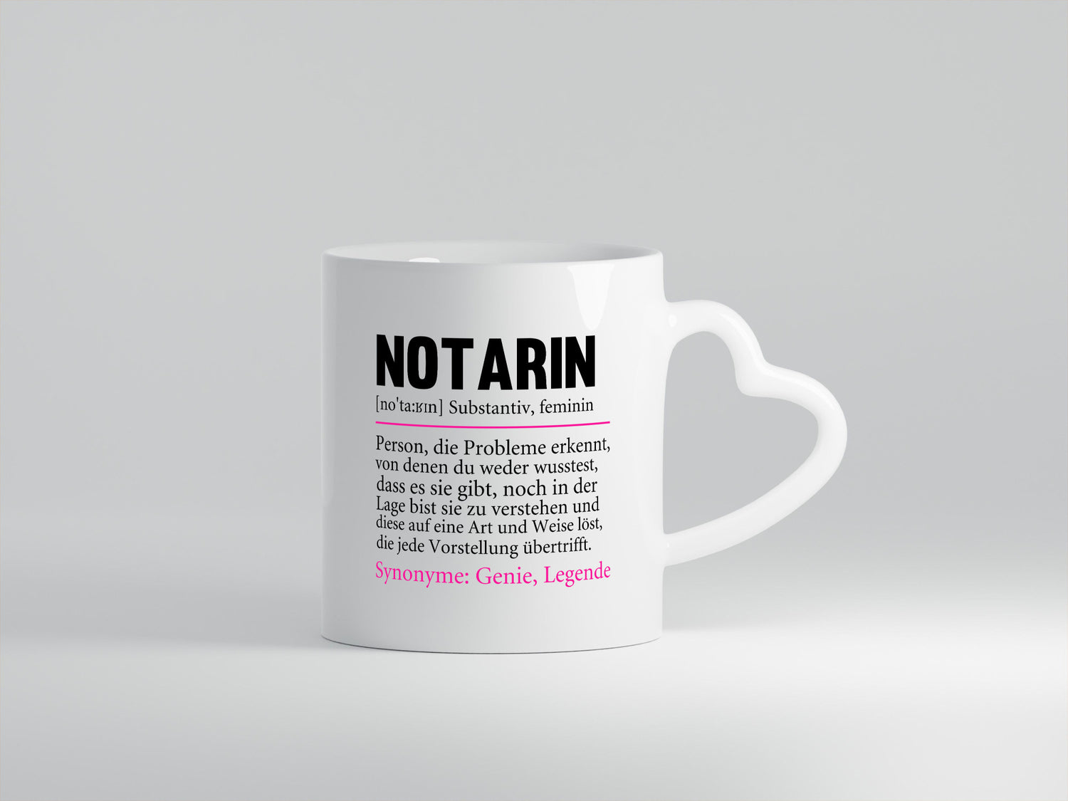 Notarin | Beruf Juristin Humor Spruch v2 Arbeit Kollegen Büro Geschenkidee Tasse