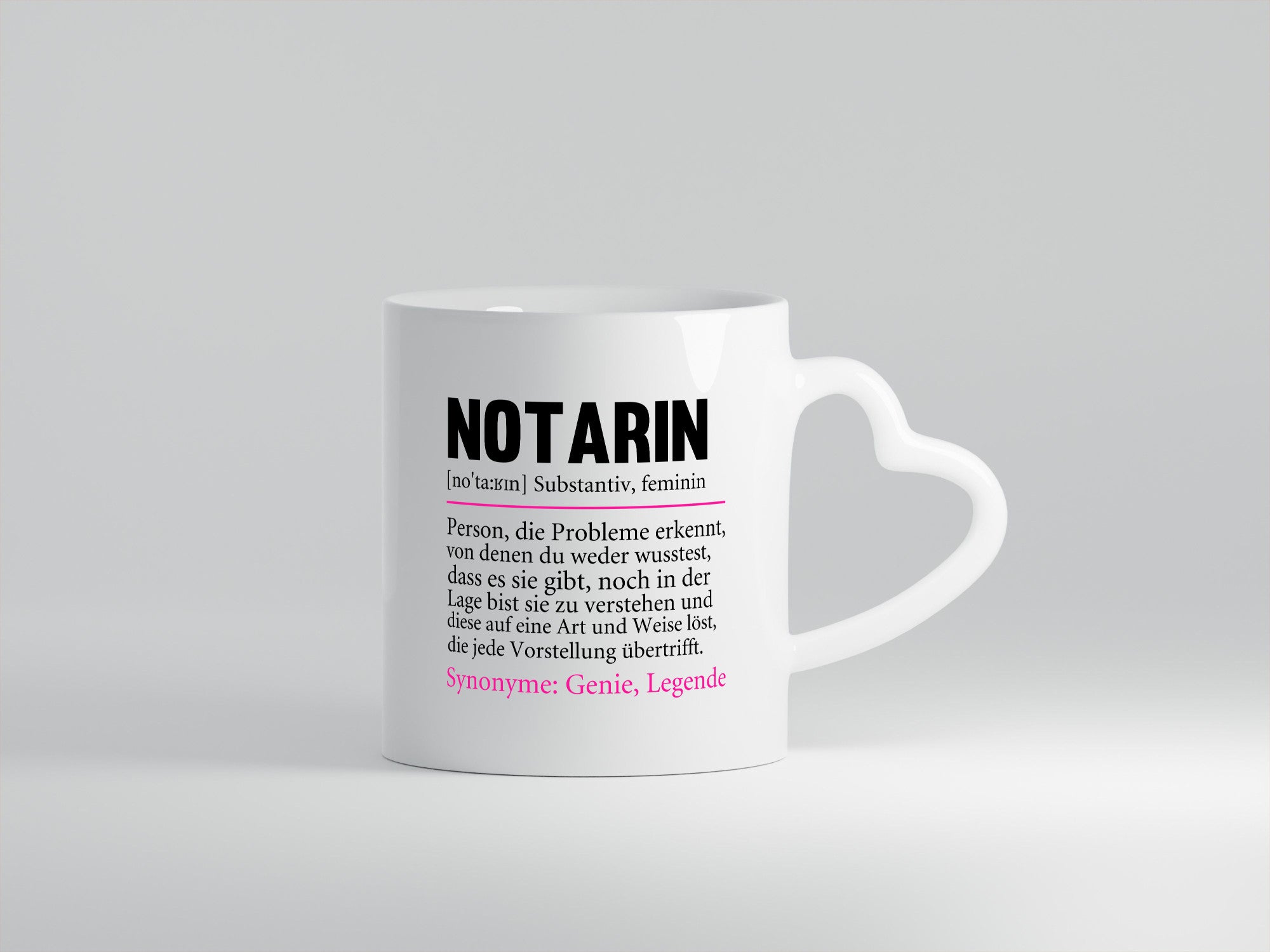 Notarin | Beruf Juristin Humor Spruch v2 Arbeit Kollegen Büro Geschenkidee Tasse