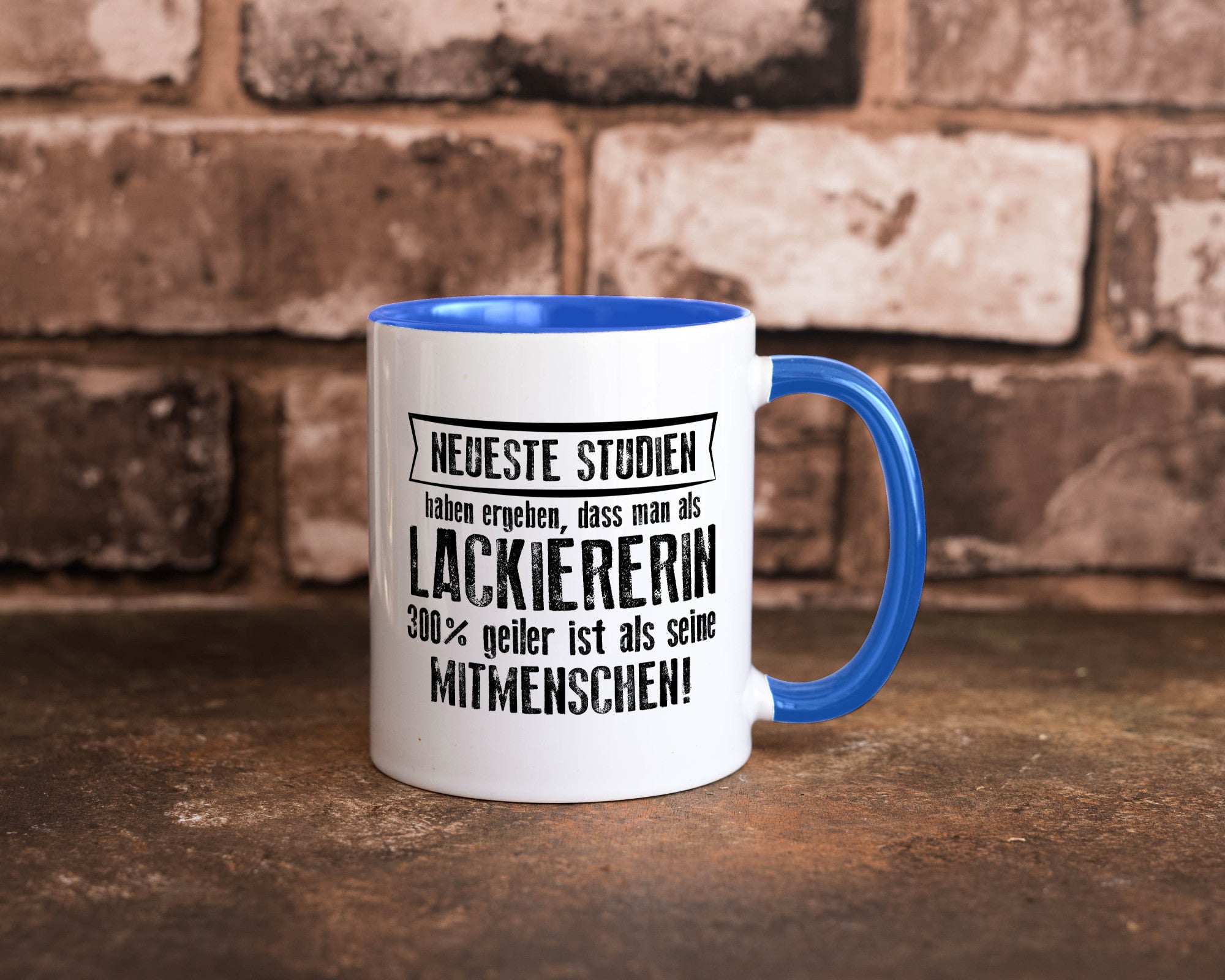Neuste Studien: Lackiererin | lackieren Humor Geschenkidee Tasse