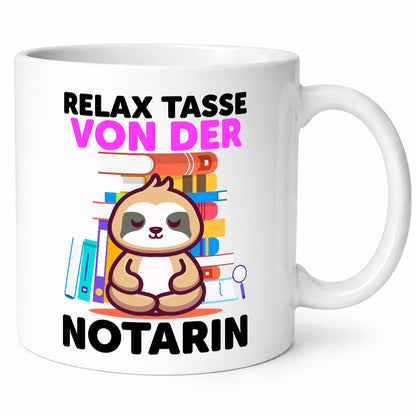 Relax Tasse: Notarin | Juristin lustig Humor Geschenkidee Geschenk Tasse