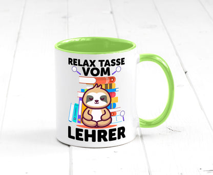 Relax Tasse: Lehrer | Schule Beruf Schüler lustiger Spruch Geschenk Arbeit