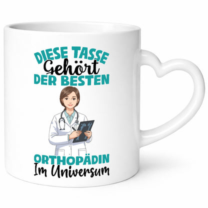 Im Universum: Orthopädin |Orthopädie lustiger Spruch Geschenk Humor