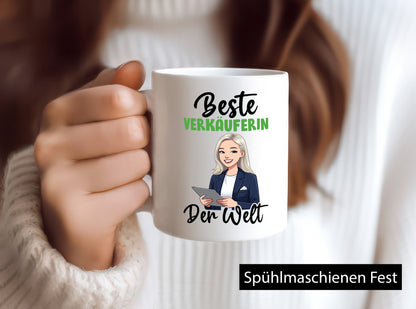 Beste Verkäuferin| Kollegin | Verkaufsjob v2 lustiger Spruch Geschenk Arbeit