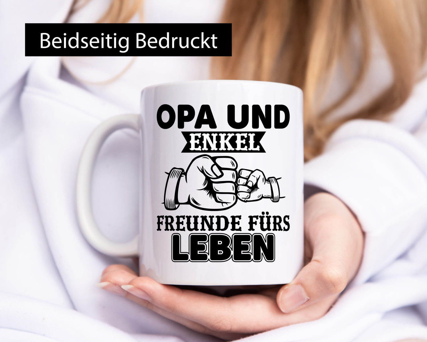 Opa und Enkel Freunde fürs Leben | Großvater Geschenkidee Familie Humor Tasse