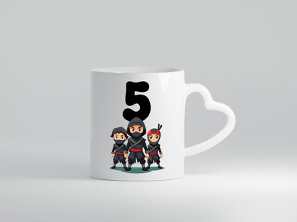5. Geburtstag | 5 Jahre Ninja Humor Geschenkidee Tasse