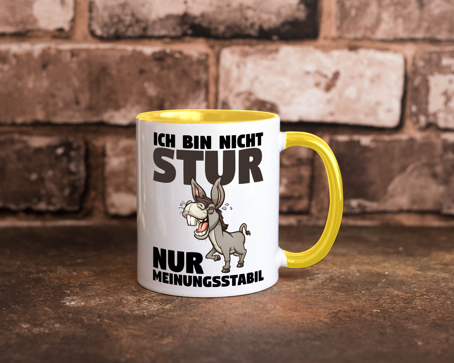 Sturer Esel | Sturkopf Tasse Dickkopf Spruch Humor lustiger Geschenk
