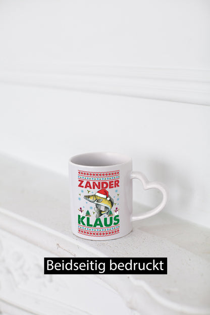 Zander Klaus | Ugly Christmas Angler Angeln v2 Geschenk Humor Geschenkidee