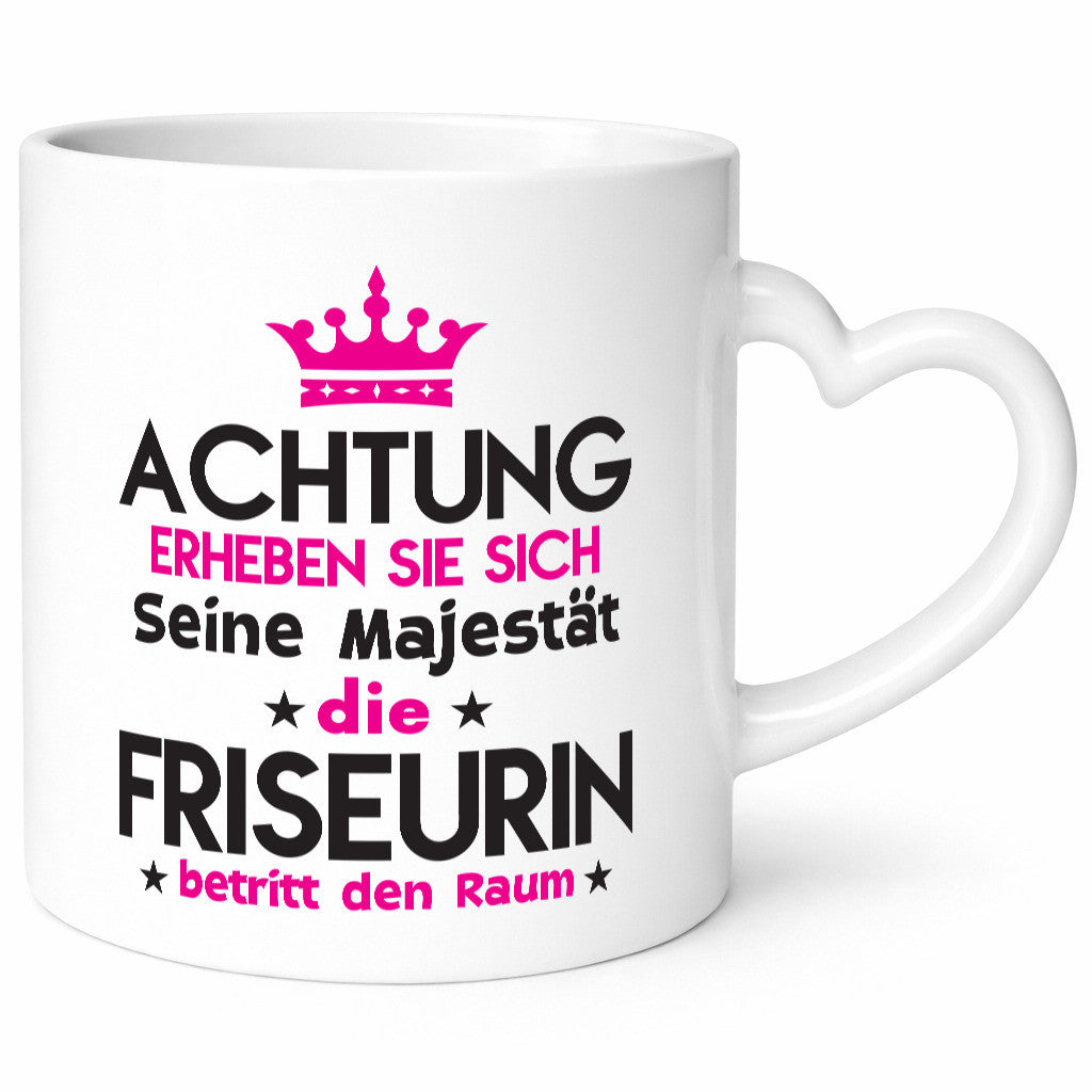 Seine Majestät Friseurin | Friseuse Frisörin Humor Geschenkidee Tasse