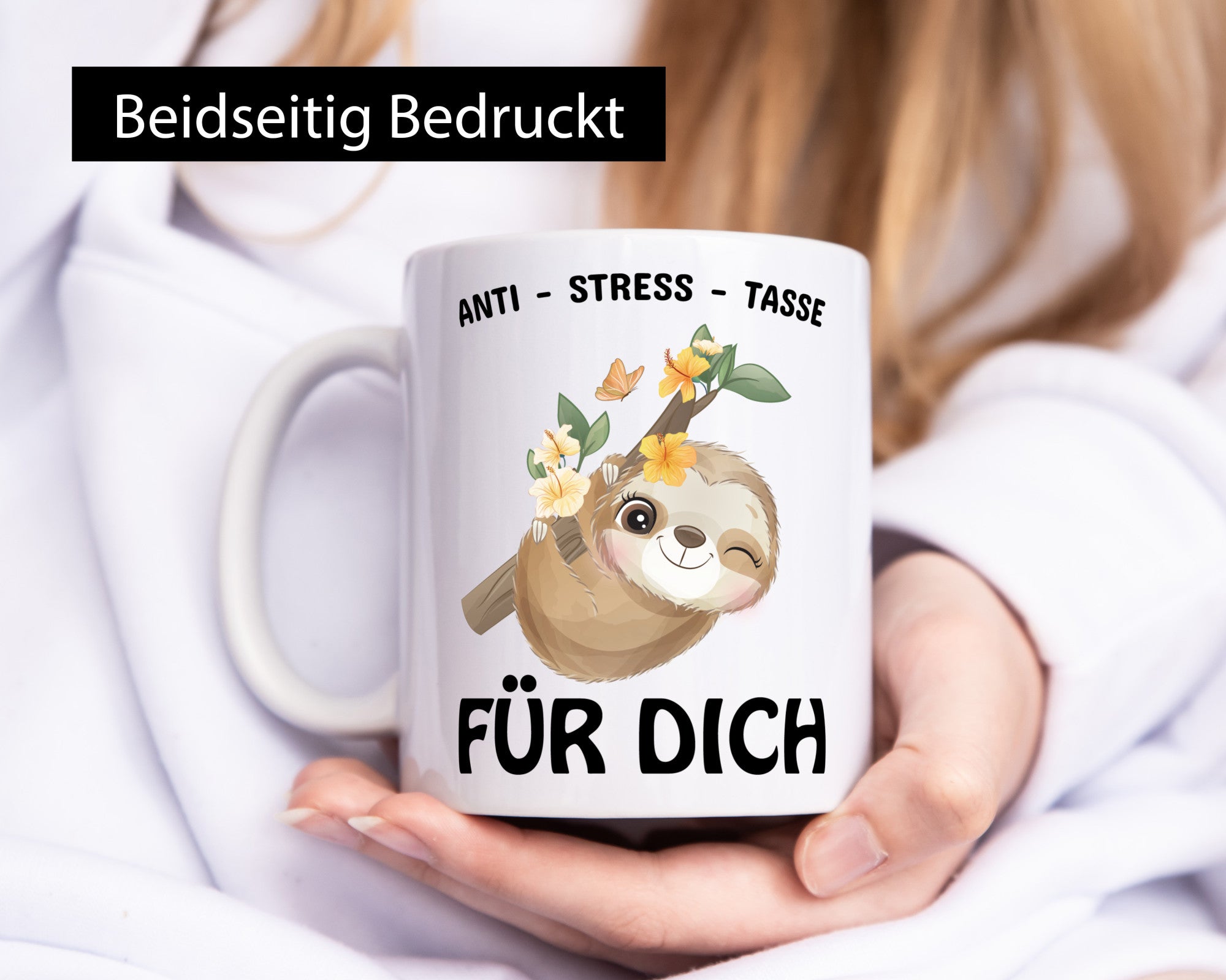 Anti Stress Tasse für dich Humor Geschenkidee