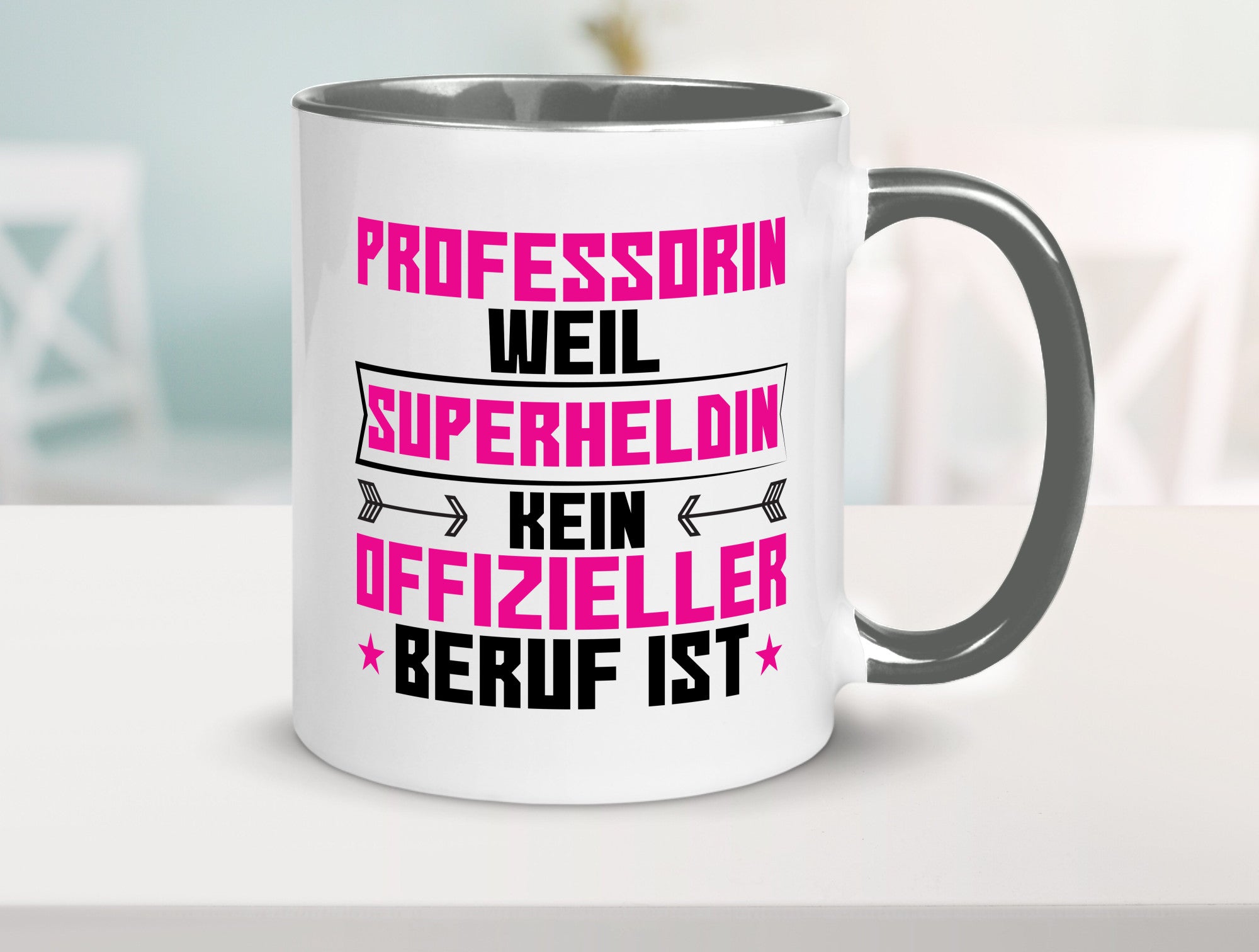 Superheldin Professorin | Uni Universität Geschenk Humor Geschenkidee lustiger