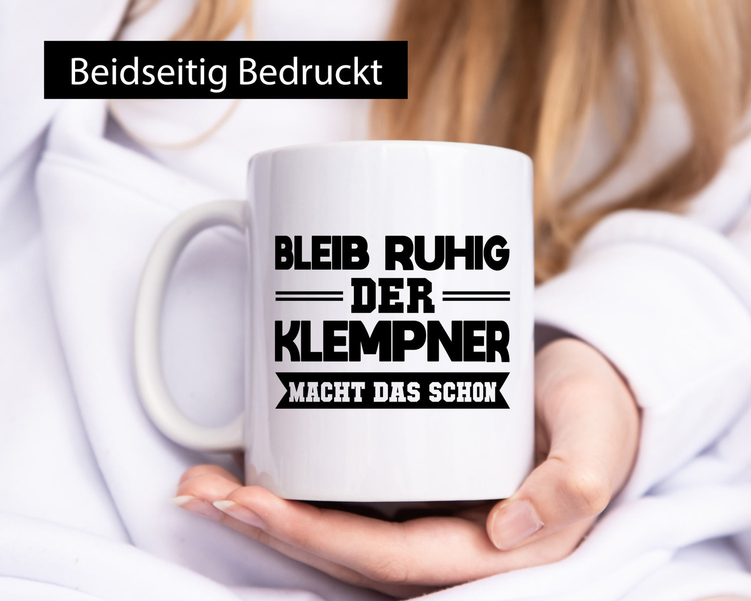 Bleib ruhig der Klempner macht das schon lustiger Spruch Geschenk Humor