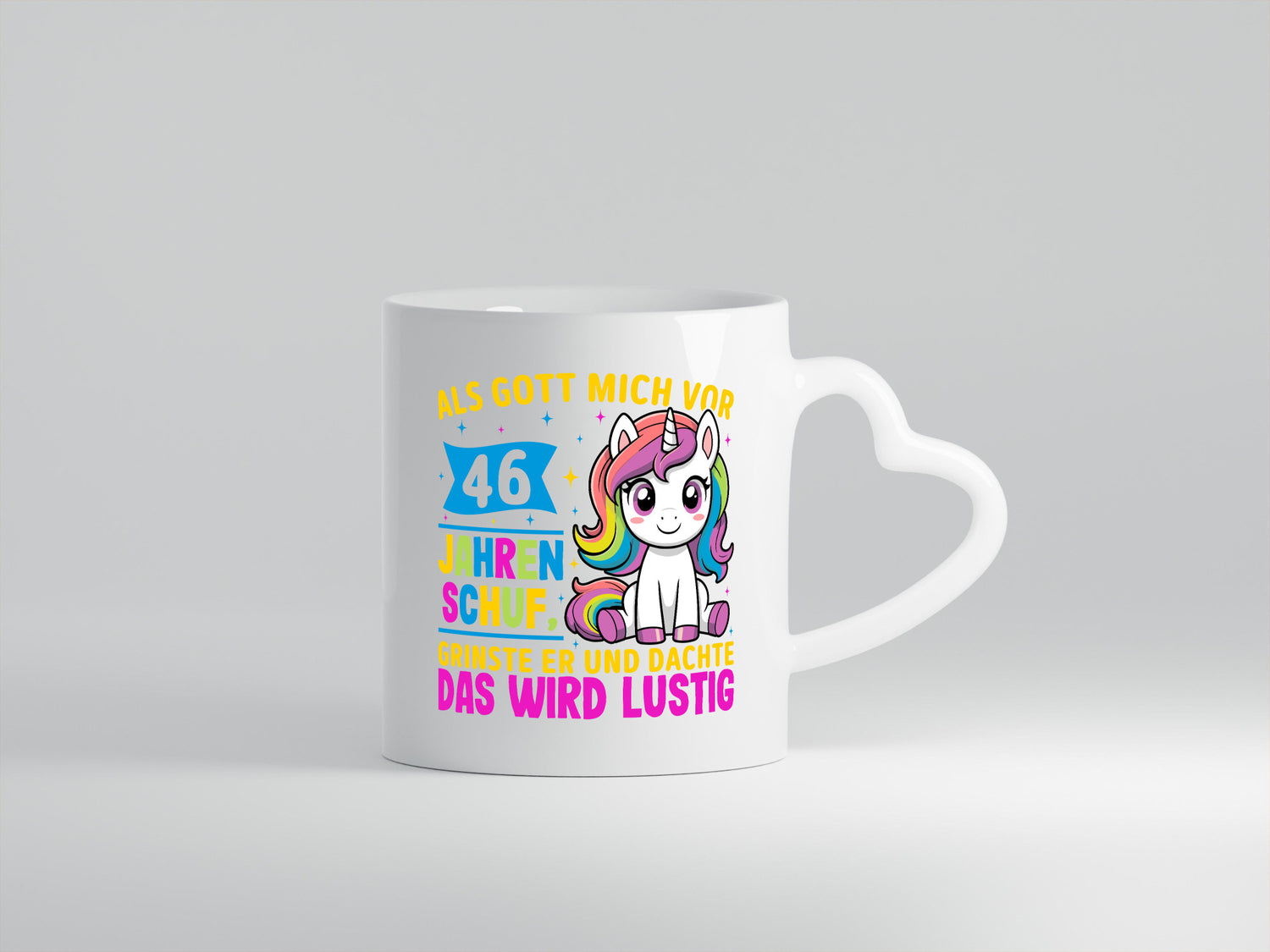 46. Geburtstag | Als Gott mich schuf 40 Jahre v2 lustig Geschenkidee Geschenk
