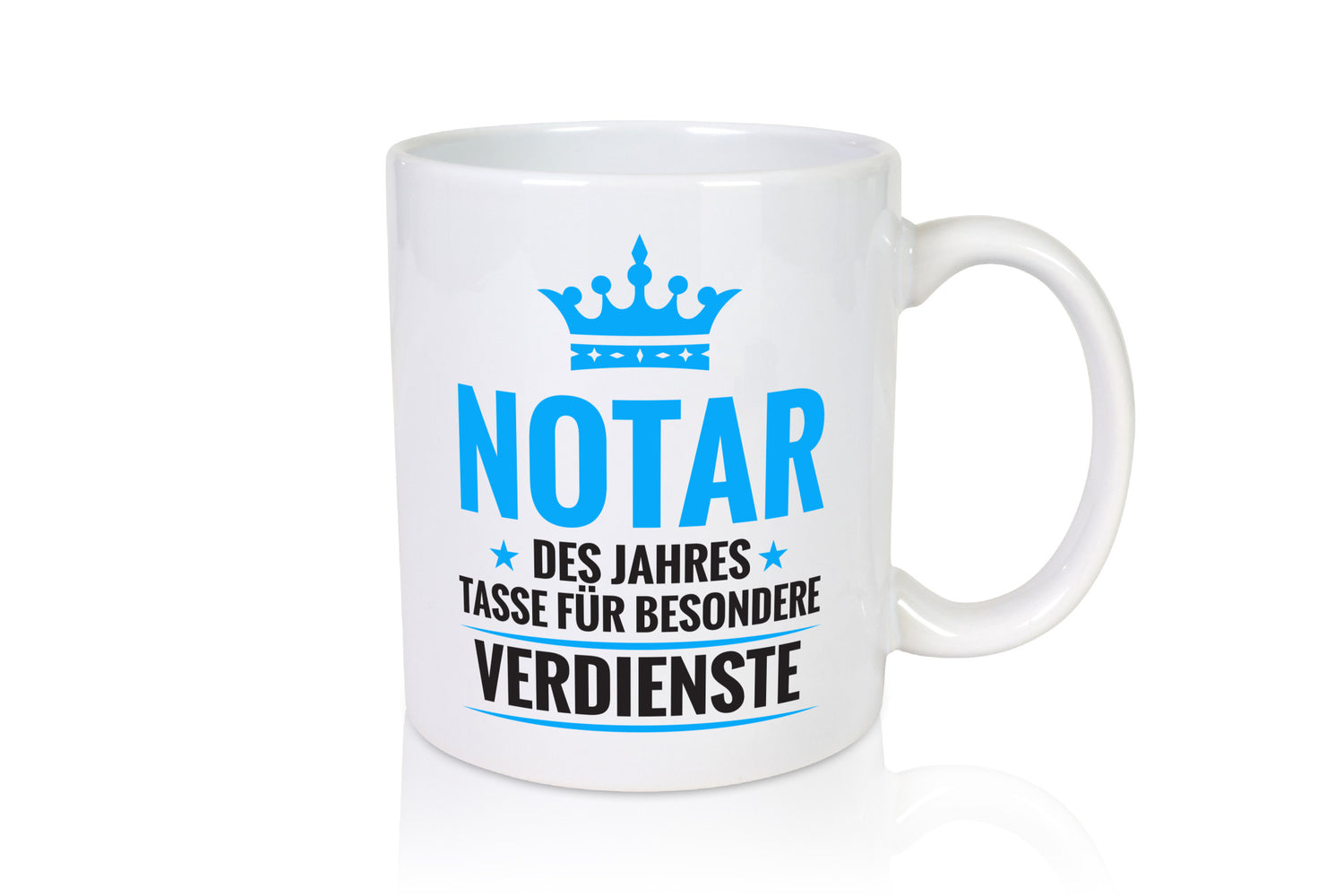 Besonderer Verdienst: Notar | Jurist Geschenkidee Humor Tasse