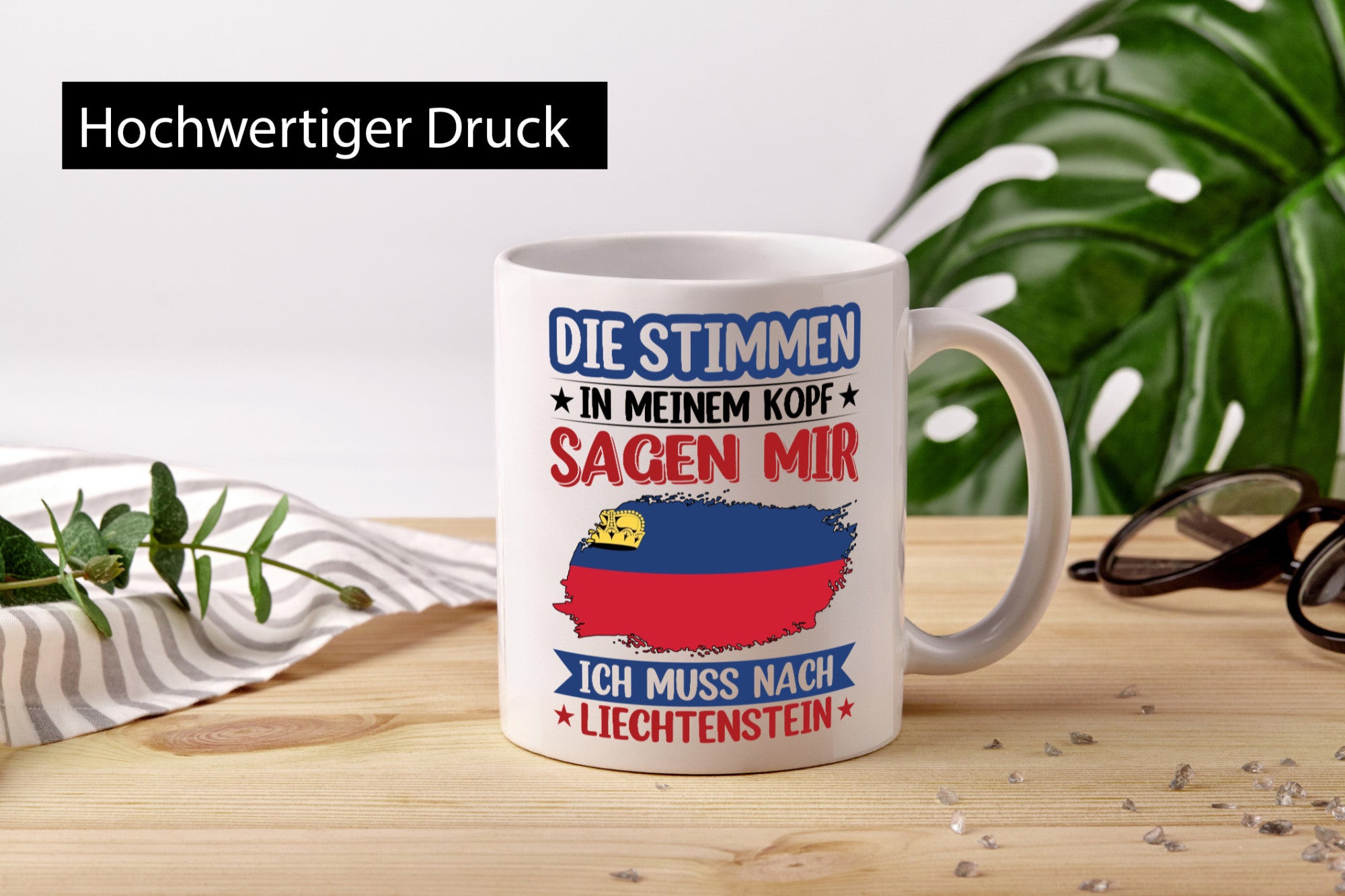 Liechtenstein | Urlaub Stimmen in meinem Kopf Traumland Geschenk Humor