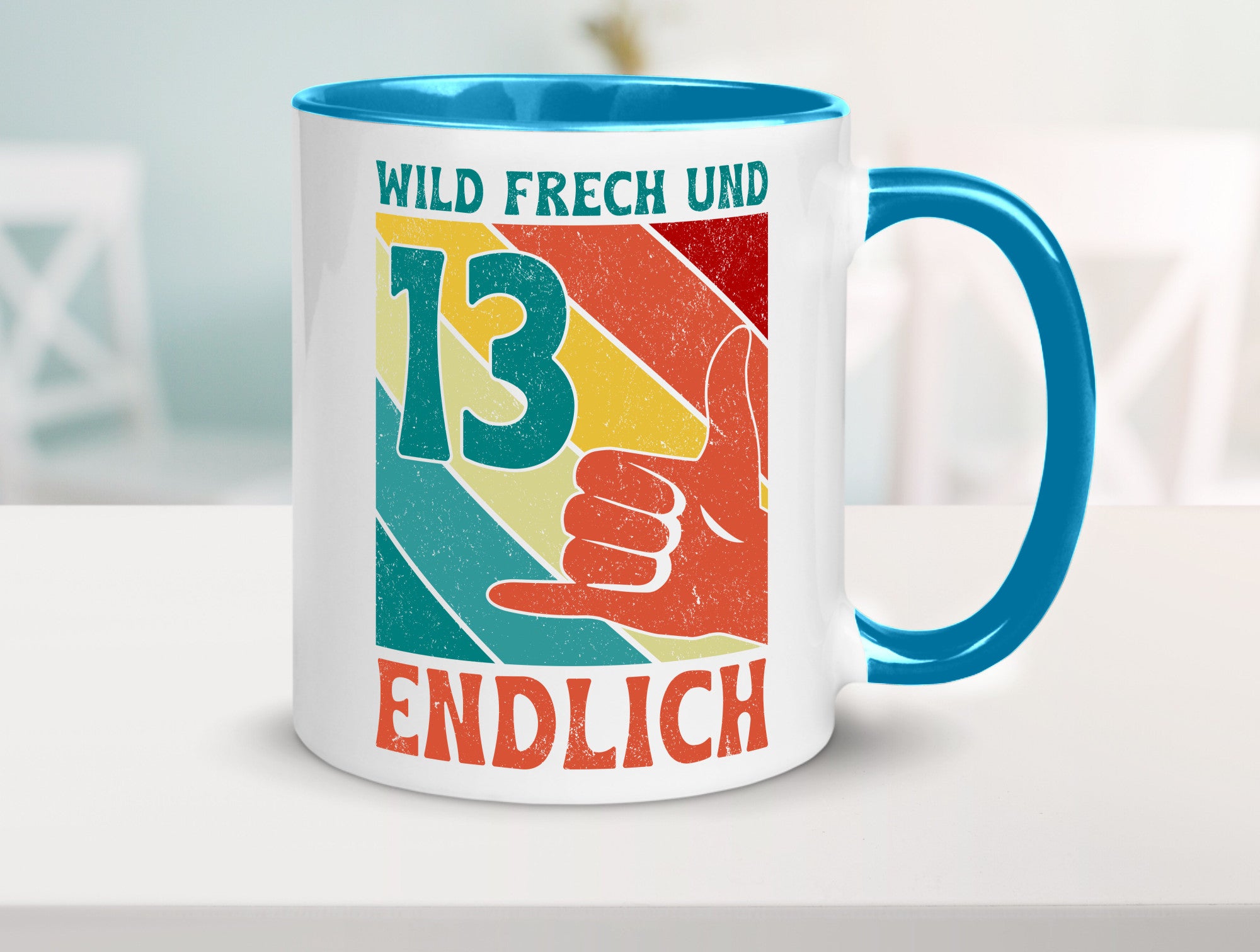 13. Geburtstag | 13 Jahre Wild und Frech Humor Geschenkidee Tasse